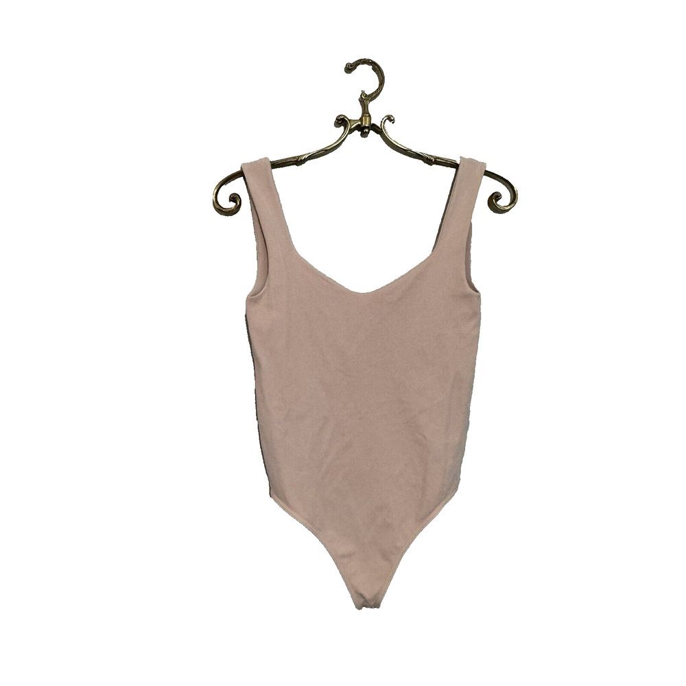 Free People Intimately  Bodysuit Woman's‎ Size Medium Nude Thong